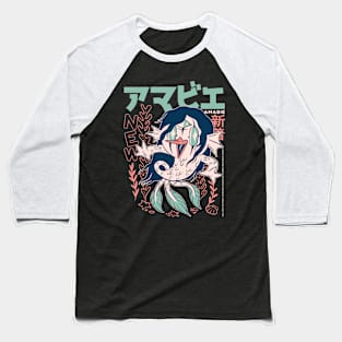 Amabie Yokai Baseball T-Shirt